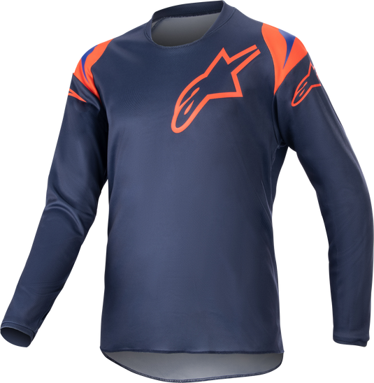 YOUTH RACER NARIN JERSEY NIGHT NAVY/HOT ORANGE YX 3771823-7141-XL image 1