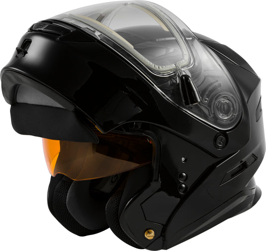 MD-01 SOLID MODULAR HELMET BLACK 3X G201029~DUP-ECE image 2