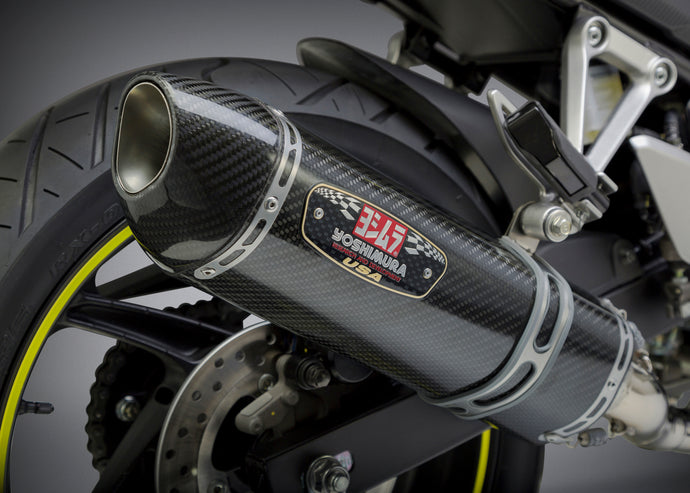 EXHAUST RACE R-77 SLIP-ON SS-CF-CF 123002J220 image 1
