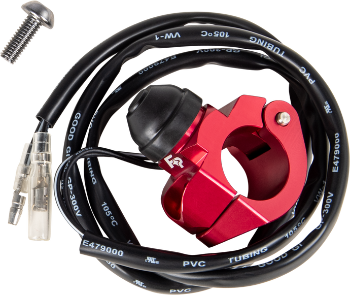 KILL SWITCH SINGLE BOLT CLAMP RED KS-02 RED image 1