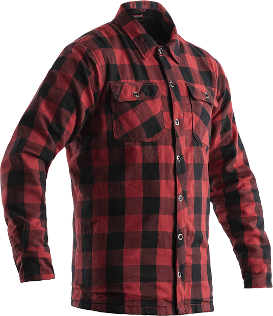 KEVLAR LUMBERJACK CE SHIRT RED CHECK TEXTILE LG 102115RED-44 image 1