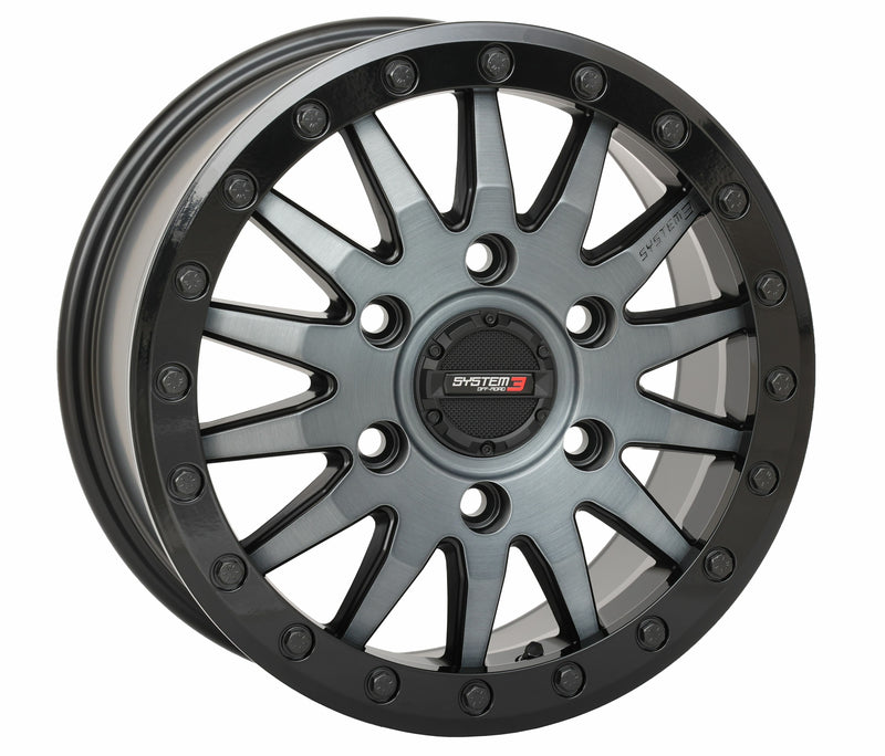 Load image into Gallery viewer, SB8 WHEEL 15X7 6+1 (+68MM) 6/5.5 MATTE BRUSHED GREY 15S3-8666 image 1
