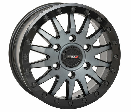 SB8 WHEEL 15X7 5+2 (+38MM) 6/5.5 MATTE BRUSHED GREY 15S3-8665 image 1