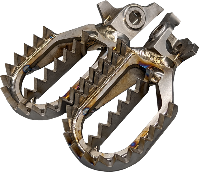 TITANIUM FOOT PEGS RX013 image 1