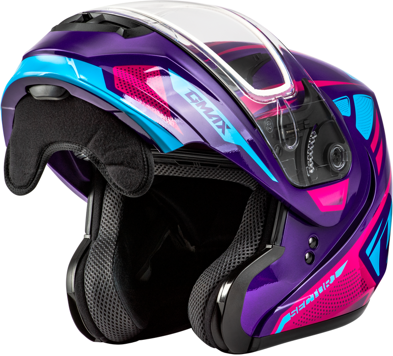 Load image into Gallery viewer, MD-04S SECTOR SNOW HELMET VIOLET/PINK XL M2043987 image 5
