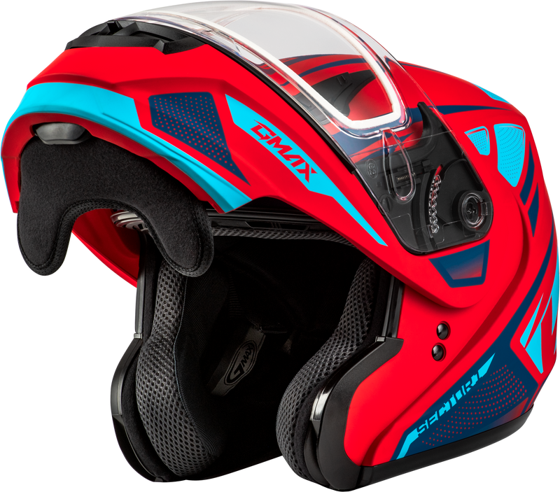 Load image into Gallery viewer, MD-04S SECTOR SNOW HELMET MATTE RED/BLUE  XS M2043993 image 5
