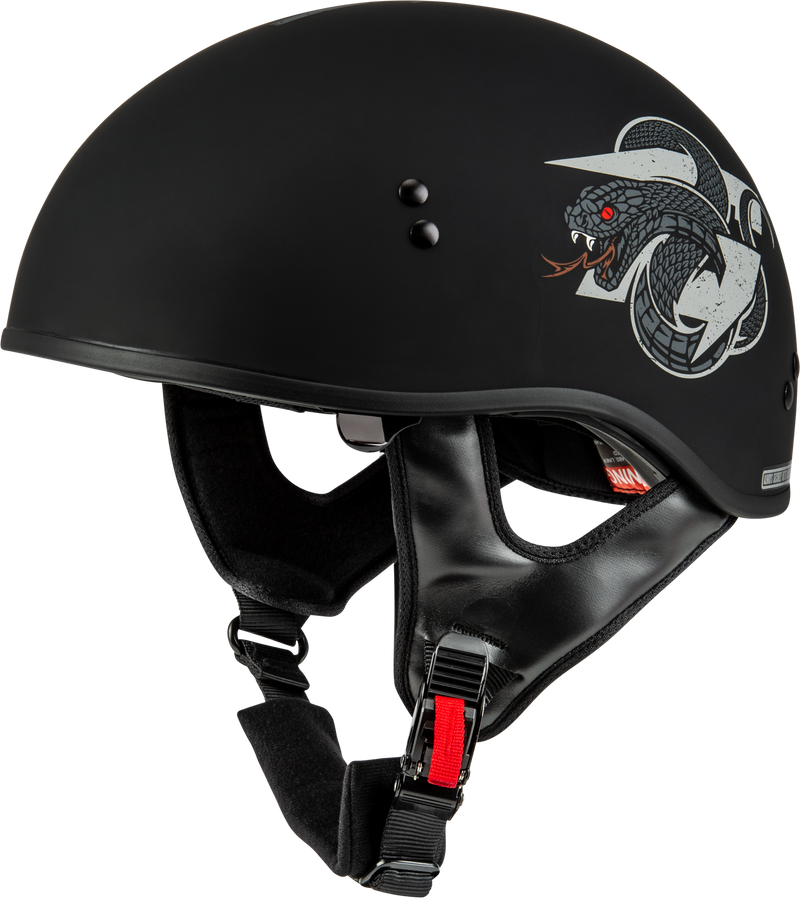 Load image into Gallery viewer, HH-65 DRK1 HELMET MATTE BLACK/GREY MD H16512505 image 1
