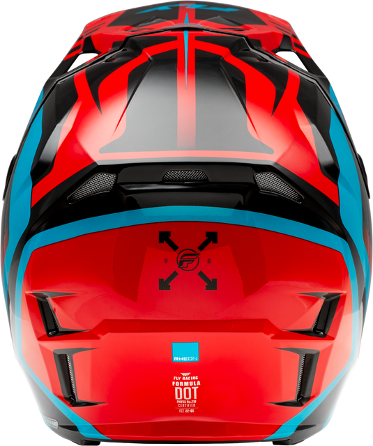 YTH FORMULA CP KRYPTON HELMET RED/BLACK/BLUE YL 73-0036YL image 2