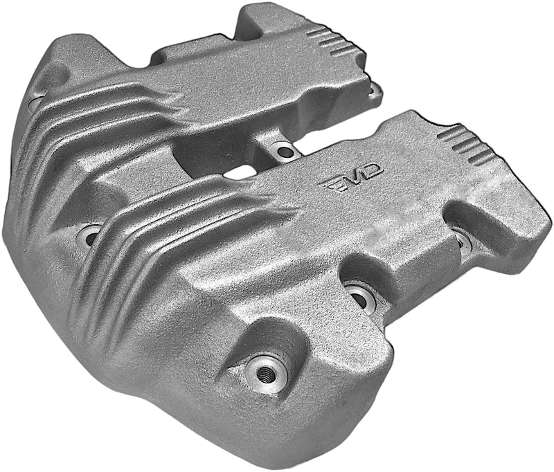 Load image into Gallery viewer, RIBBED ROCKER COVER M8 RAW RCM8/R/R image 1
