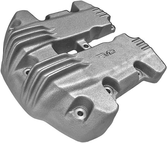 RIBBED ROCKER COVER M8 RAW RCM8/R/R image 1