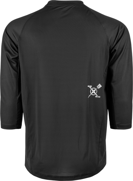 RIPA 3/4 SLEEVE JERSEY BLACK/GREY LG 352-8130L image 3