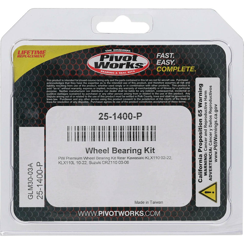 Load image into Gallery viewer, WHEEL BEARING KIT PREMIUM 25-1400-P image 4
