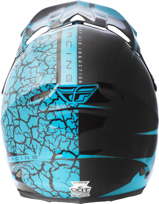 F2 CARBON FRACTURE HELMET LIGHT BLUE/BLACK LG 73-4173-4-L image 3