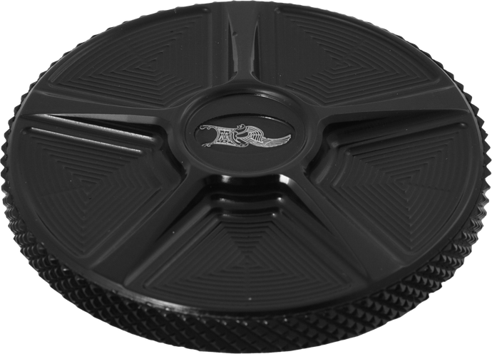 NX LVL GAS CAP FIVE BLACK DUMMY CAP FOR M8 LH KFC-13 image 1
