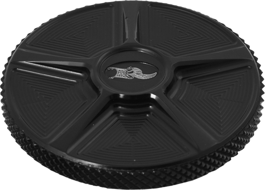NX LVL GAS CAP FIVE BLACK DUMMY CAP FOR M8 LH KFC-13 image 1
