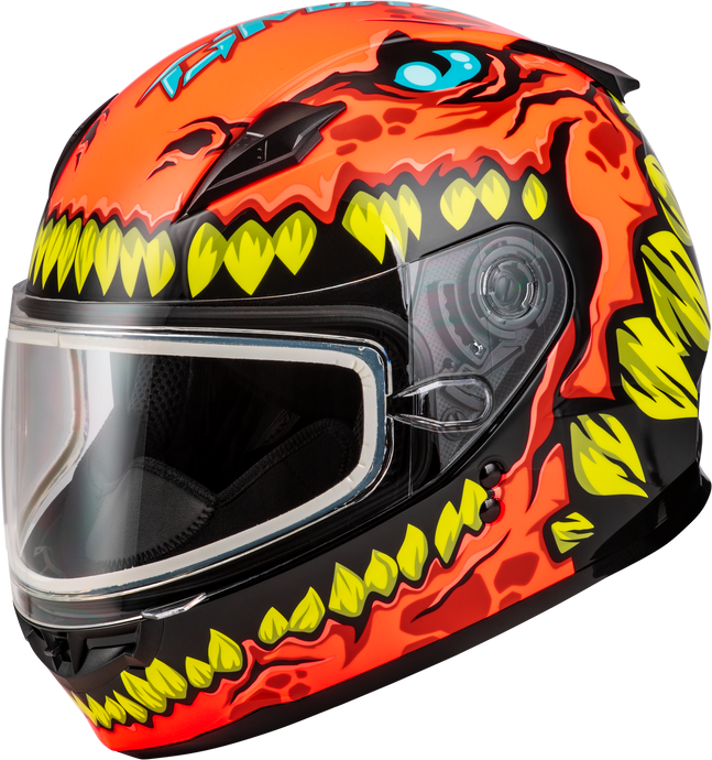 YOUTH GM-49Y DRAX SNOW HELMET ORANGE YS F2499270 image 1