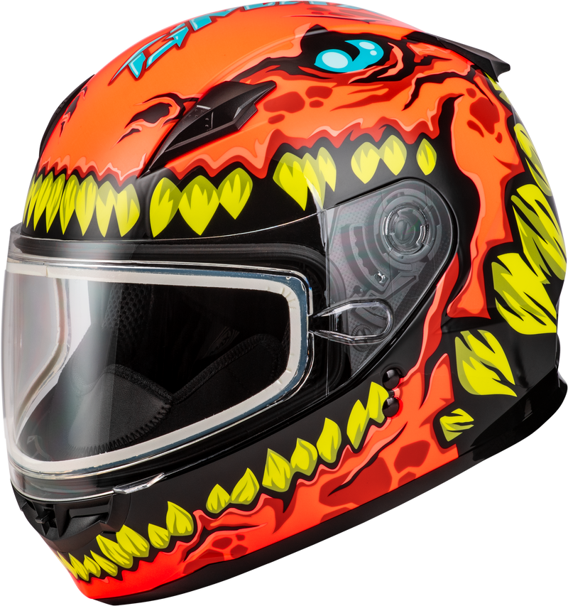 Load image into Gallery viewer, YOUTH GM-49Y DRAX SNOW HELMET ORANGE YS F2499270 image 1
