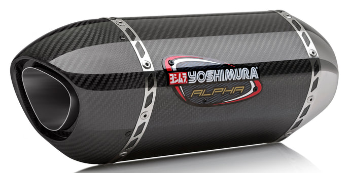 EXHAUST SIGNATURE ALPHA SLIP-ON SS-CF-CF 11100EM220 image 1