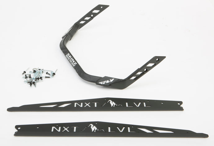 NXT LVL REAR BUMPER FLAT BLK POL AXYS RMK 155 S/M NXPRB226-FBK/BLK image 1