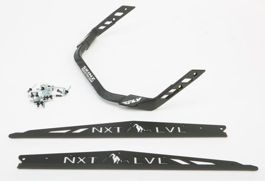 NXT LVL REAR BUMPER FLAT BLK POL AXYS RMK 155 S/M NXPRB226-FBK/BLK image 1