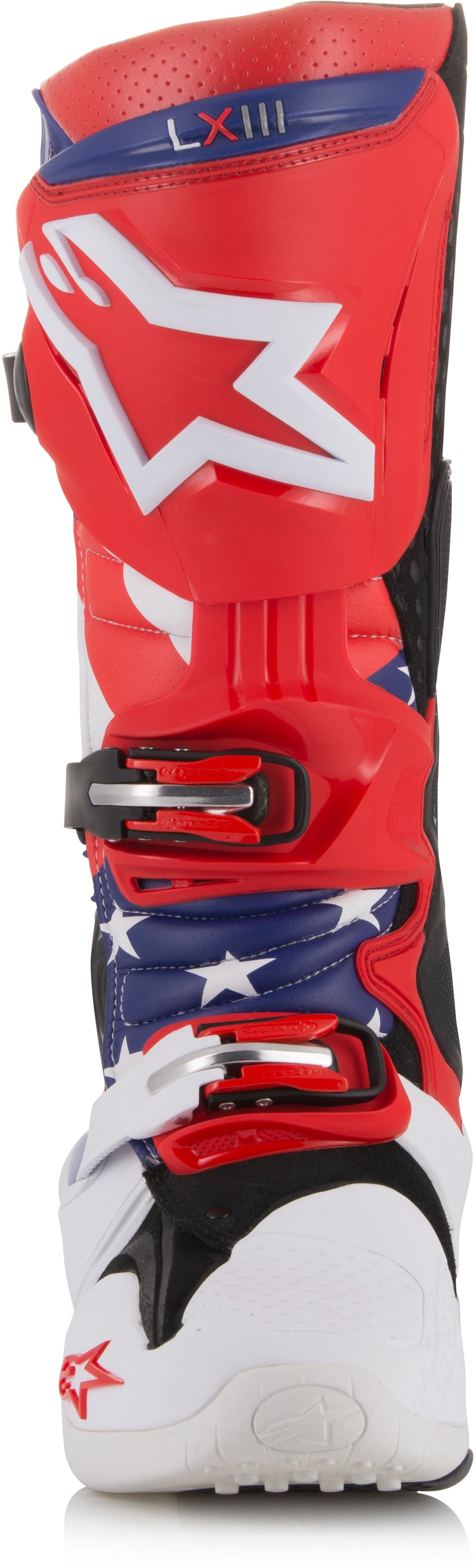 Load image into Gallery viewer, TECH 10 NATIONS BOOTS BLACK/RED/WHITE SZ 11 2010014-732-11 image 5
