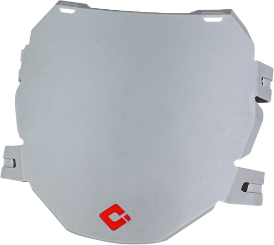 DOWNHILL/E BIKE NUMBER PLATE GRAPHITE D70DP-G image 1