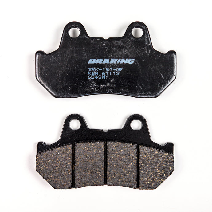 BRAKE PAD SET SEMI-METALLIC 654SM1 image 1