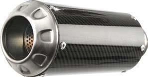 MGP EXHAUST SLIP-ON CARBON FIBER STAINLESS END CAP 50801-2404 image 1