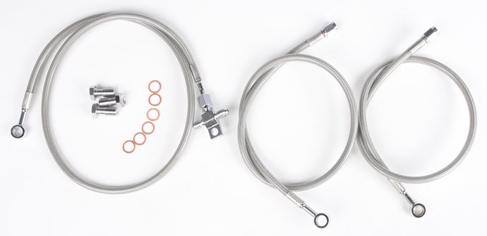 BRAKELINE FRT 3-LINE HON STD+2 TRX450-F-2 image 1