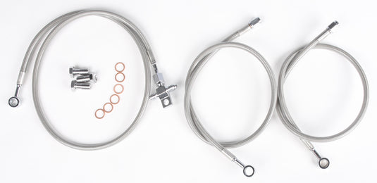 BRAKELINE FRT 3-LINE HON STD+2 TRX450-F-2 image 1