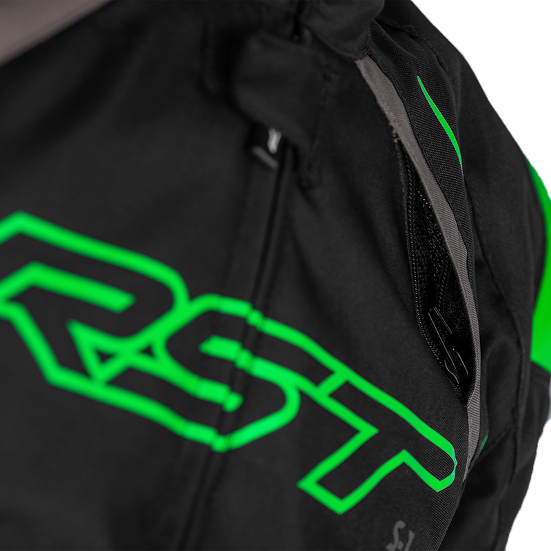 Load image into Gallery viewer, S1 CE JACKET BLACK/GREY/NEON GREEN TXTL SM 102559NEO-40 image 6
