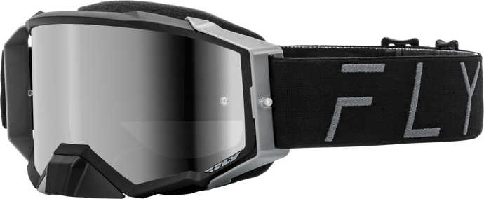 ZONE PRO GOGGLE BLACK/GREY W/ BLACK MIRROR/SMOKE LENS 37-51908 image 1