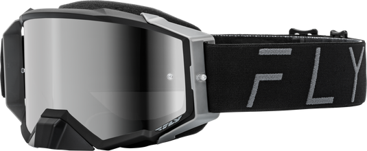 ZONE PRO GOGGLE BLACK/GREY W/ BLACK MIRROR/SMOKE LENS 37-51908 image 1