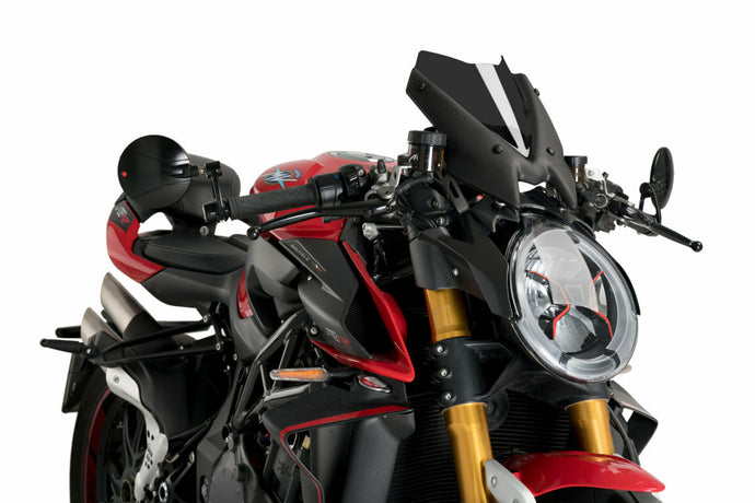 WINDSCREEN NAKED NEW GEN SPORT DARK SMOKE MV AGUSTA 20680F image 1