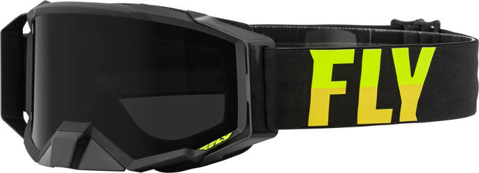 ZONE PRO W/C GOGGLE BLK/HI-VIS W/DARK SMOKE POLAR HYDRO LENS 37-51871 image 1