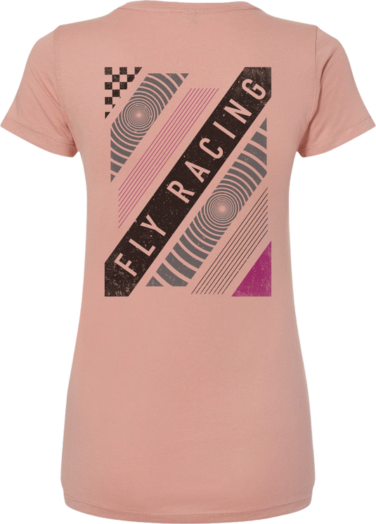WOMEN'S FLY PULSE TEE PEACH XL 356-0089X image 2