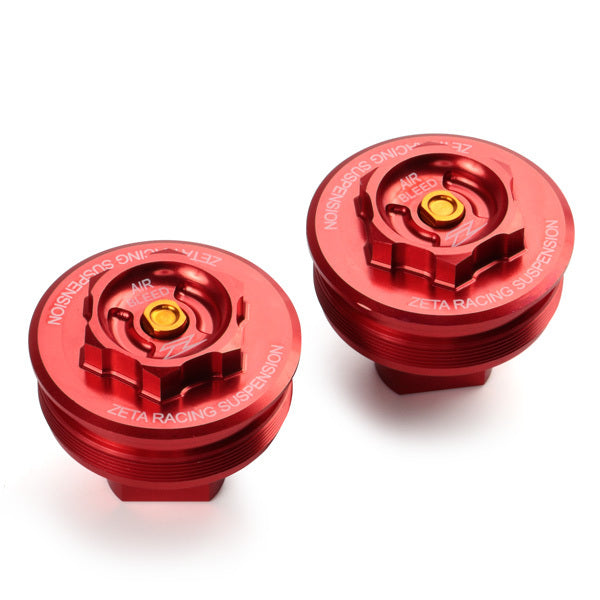 FRONT FORK TOP CAP RED ZE56-10132 image 1