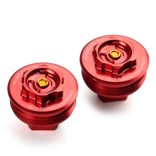 FRONT FORK TOP CAP RED ZE56-10132 image 1