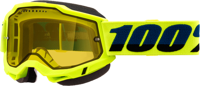 ACCURI 2 SNOWMOBILE GOGGLE FLUO YELLOW YELLOW LENS 50021-00003 image 1