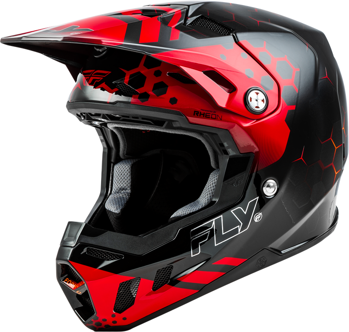 YOUTH FORMULA CC TEKTONIC HELMET BLACK/RED/ORANGE YL 73-4331YL image 1