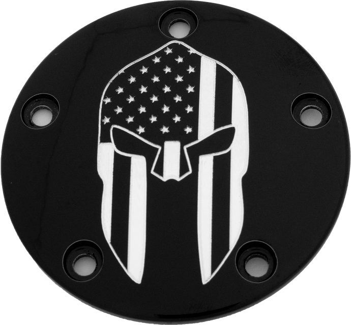 TC TIMER COVER PUNISHER BLACK PATR22-04BG image 1