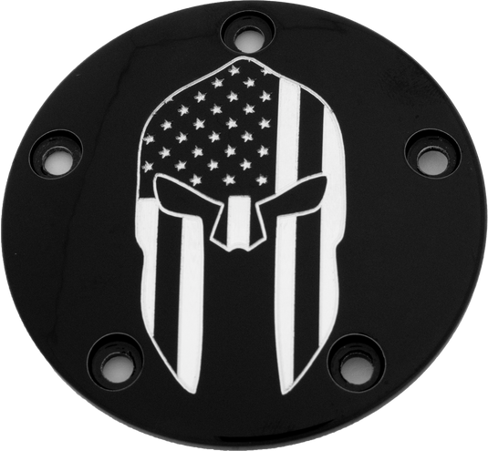 TC TIMER COVER PUNISHER BLACK PATR22-04BG image 1