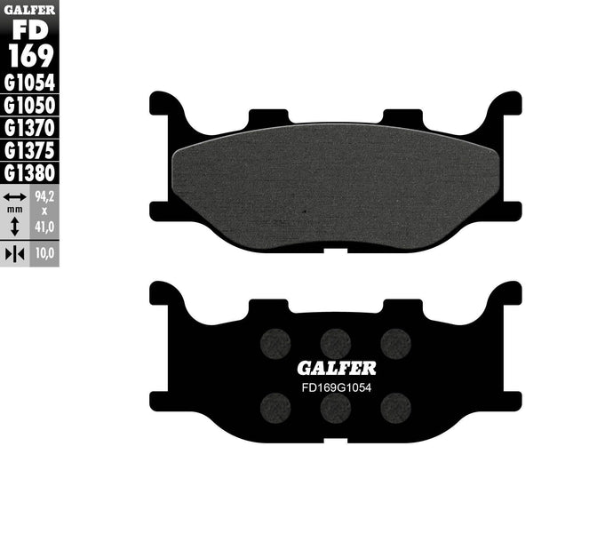 BRAKE PADS SEMI METALLIC FD169G1054 FD169G1054 image 1