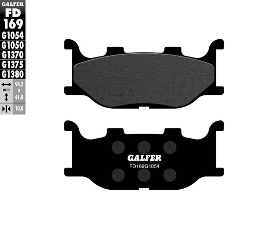 BRAKE PADS SEMI METALLIC FD169G1054 FD169G1054 image 1