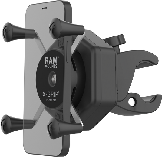 X-GRIP VIBE-SAFE PHONE MOUNT WITH SMALL TOUGH-CLAW RAM-HOL-UN7-462-400 image 1