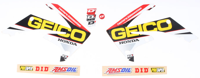 2014 GEICO HONDA COMPLETE GRAPHIC KIT 10-10-824 image 1