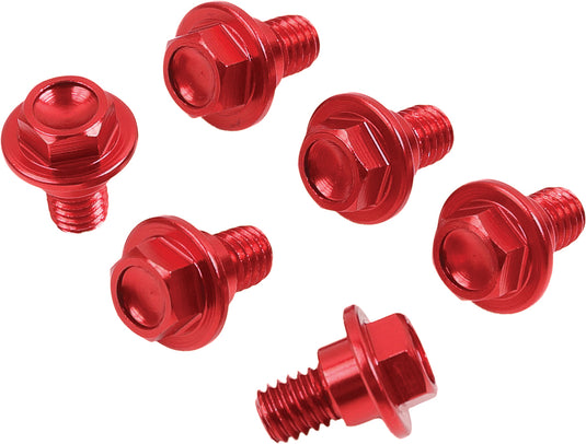 FORK GUARD BOLT SUZ RED ZE88-9302 image 1