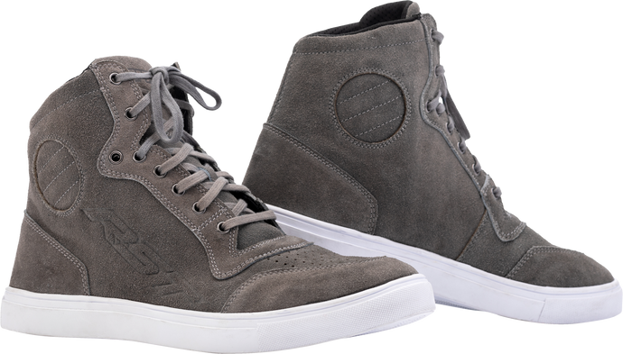LADIES HITOP MOTO SNEAKER CE GREY SUEDE  SZ 8 103062GRY-41 image 1
