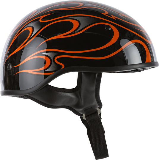 .357 FLAME HALF HELMET GLOSS ORANGE LG 73-8214-4 image 2