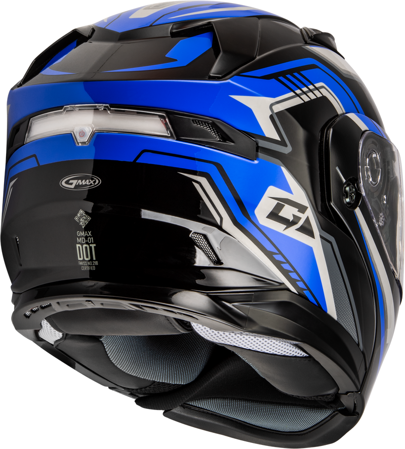 Load image into Gallery viewer, MD-01S TRANSISTOR SNOW HELMET BLUE/BLACK SM M20139434 image 4
